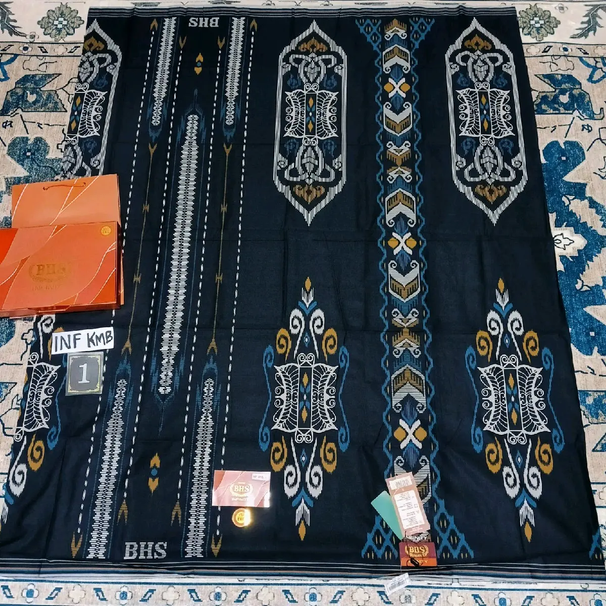 BHS Infinity gold sarung dewasa muslim