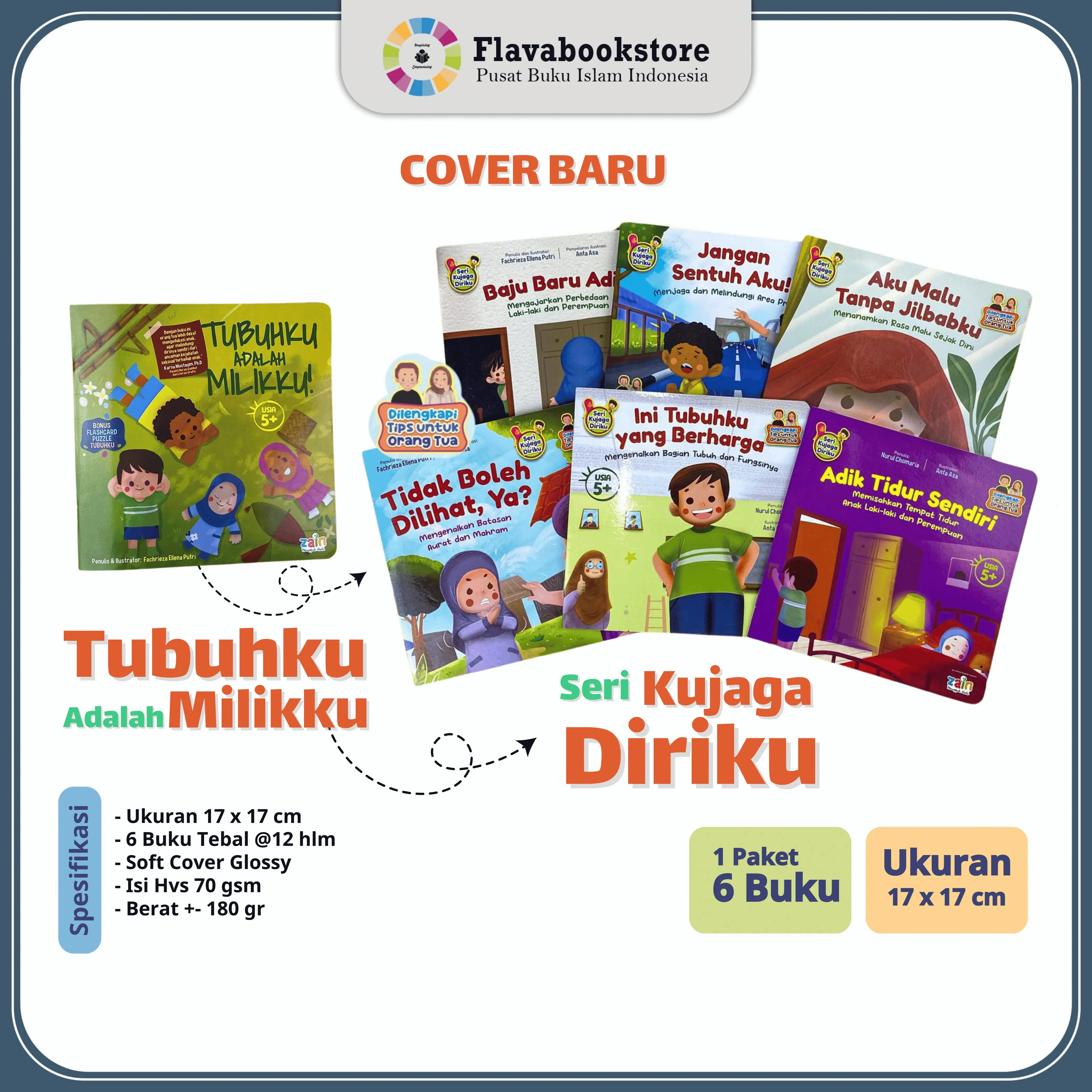 Seri Kujaga Diriku - Zain - Buku Cerita Bergambar Belajar Melindungi Diri