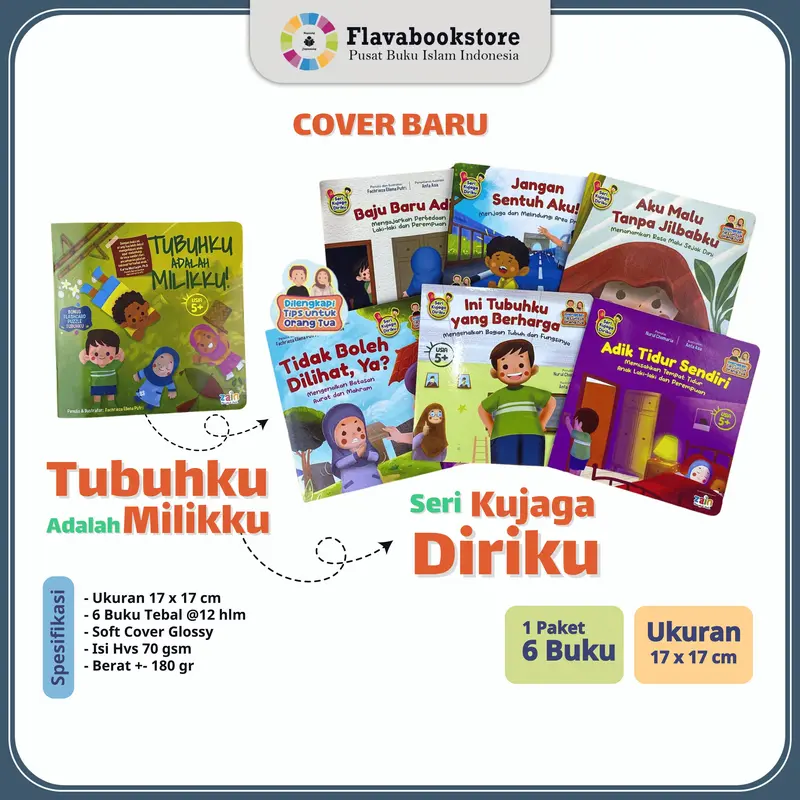 PO Seri Kujaga Diriku - Buku Cerita Bergambar Belajar Melindungi Diri - Zain 0