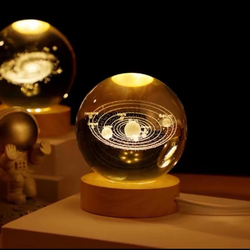 Lampu tidur bulan hiasan kamar tidur LED cocok untuk kamar tidur 0