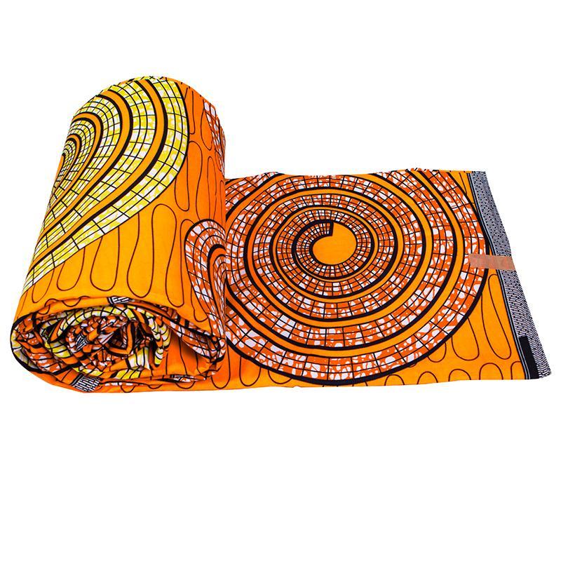Product Introduction of Ethnic Style Wax Printed Fabric, 6 Yards Multifunctional Exquisite Clothing Bedding Fabric, DIY Craft for Home Dormitory Bedroom Living Room 5