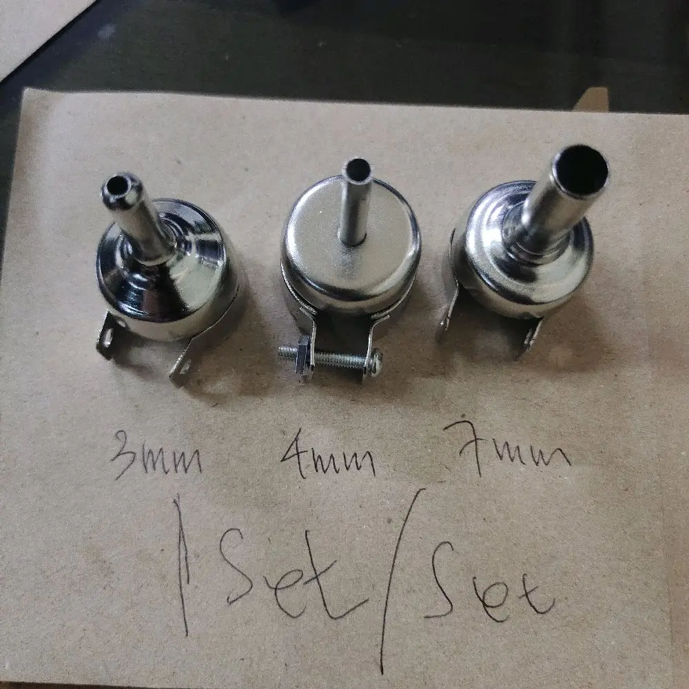 Mata Blower 850 Set - Corong Blower Quick 850 1Set - Nozzle Solder Uap 850 857 950 Set Sesuai Foto
