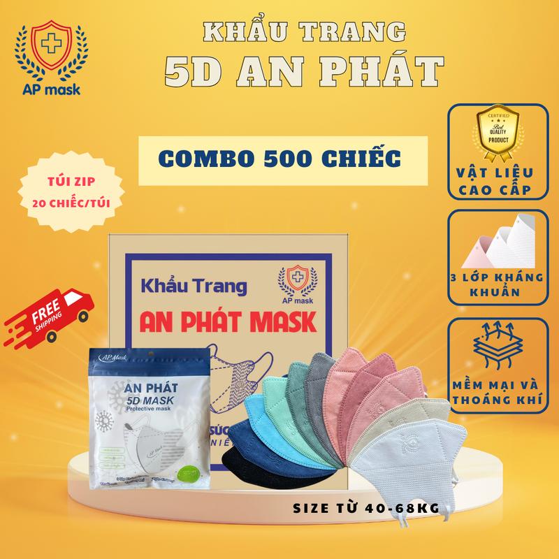 500 cái khẩu trang 5D AN PHÁT 3 lớp thoáng khí, 8 màu hot trend, chống bụi mịn, phụ kiện nữ vòi women móc chìa khóa - Móc Chìa Khoá Voi