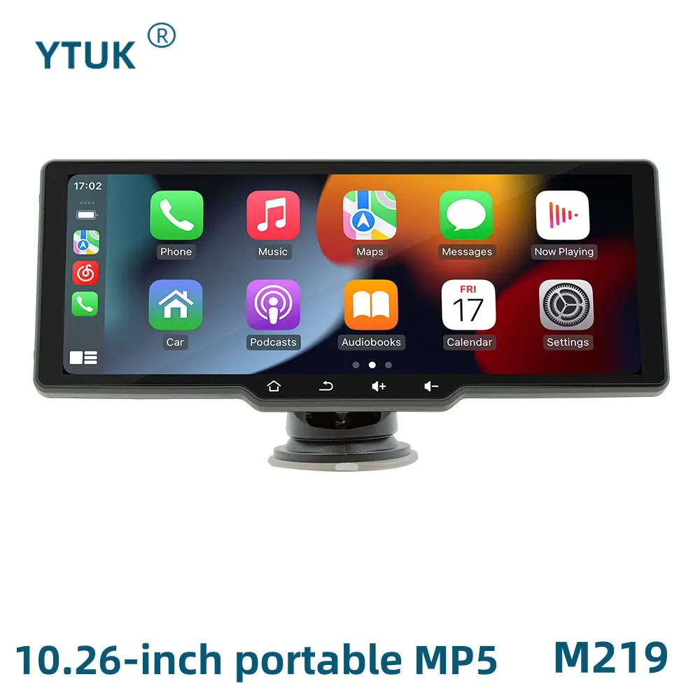10.26-inch HD screen portable wireless carplay event Data Recorder Car Bluetooth MP5 player