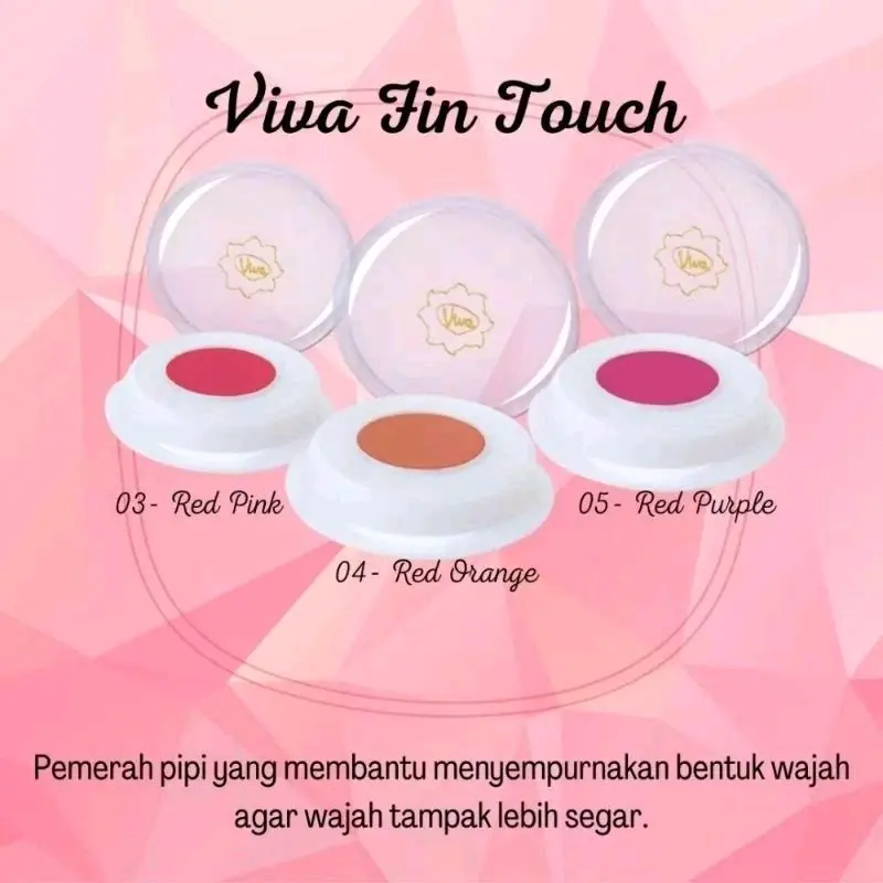 Viva Fin Touch blush on BPOM 2
