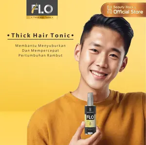 FLO HAIR TONIC | MENUMBUHKAN RAMBUT KEBOTAKAN DINI | 60 ML