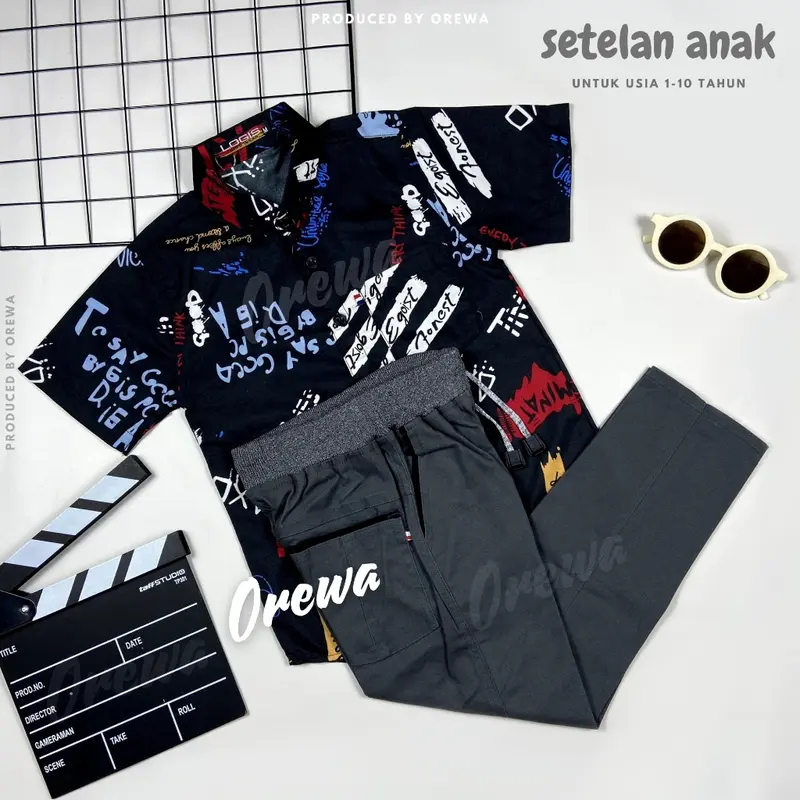 Setelan Anak Kemeja Motif Usia 1 2 3 4 5 6 7 8 9 10 Tahun Setelan Kemeja Motif Anak Laki Laki 0