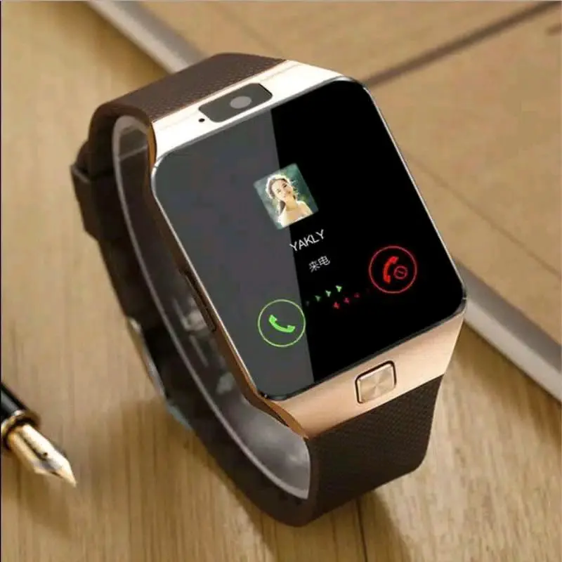 Smartwatch Dz09 Jam Tangan pintar U9 ready 3 warna pilihan Black - Brown Gold - Silver - Bluetooth  Lcd Screen 2
