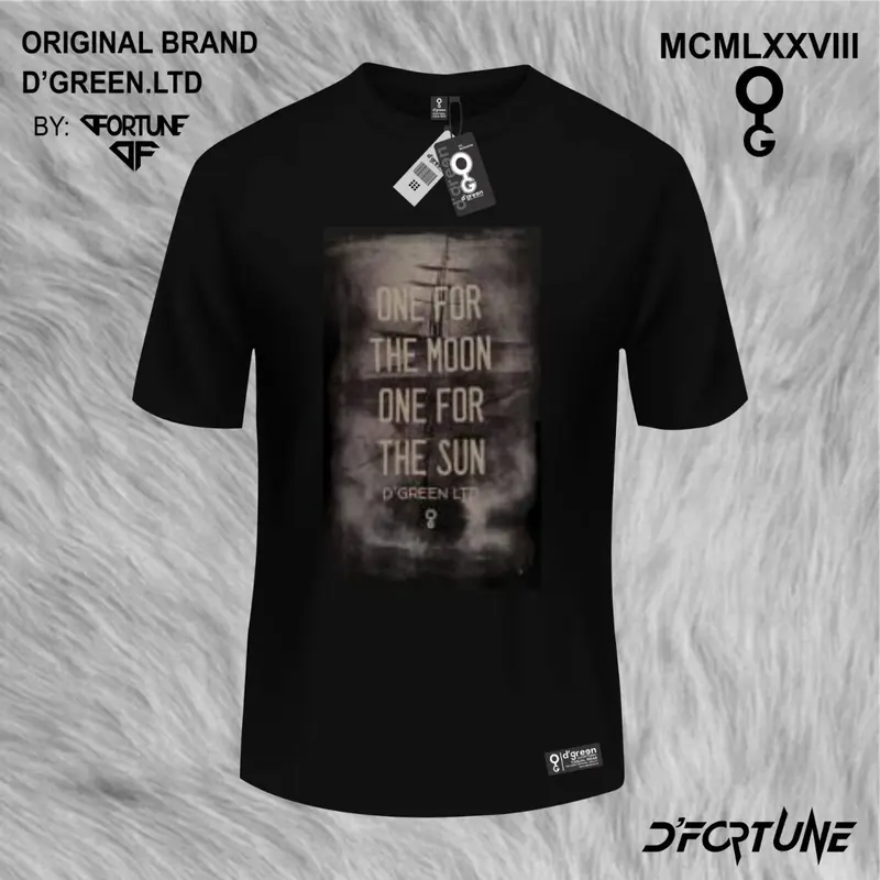 D`GREEN Tshirt Hitam Original Pria Wanita Motif ROBOT CAT- Kain Katun / Kaos Greenlight Original / Baju Kaos Ariel Noah terbaru terlaris 4