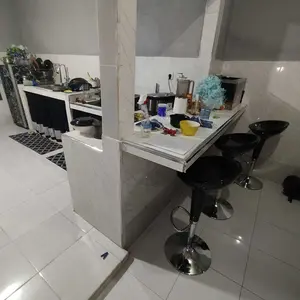 Kursi Bar Hidrolik Kursi Cafe Modern Kursi Bar Tinggi Putar Kursi Bar Dapur Kitchenset Multifungsi