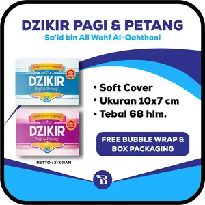 Buku Dzikir Pagi Petang Soft Cover 10x7 cm Desain Premium Elegan Cocok untuk Hadiah Dilengkapi Dzikir Setelah Shalat