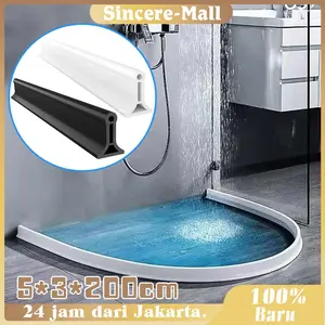 2M Karet Penahan Air Pintu Kamar Mandi / 5X3CM Karet Penahan Air Wastafel
