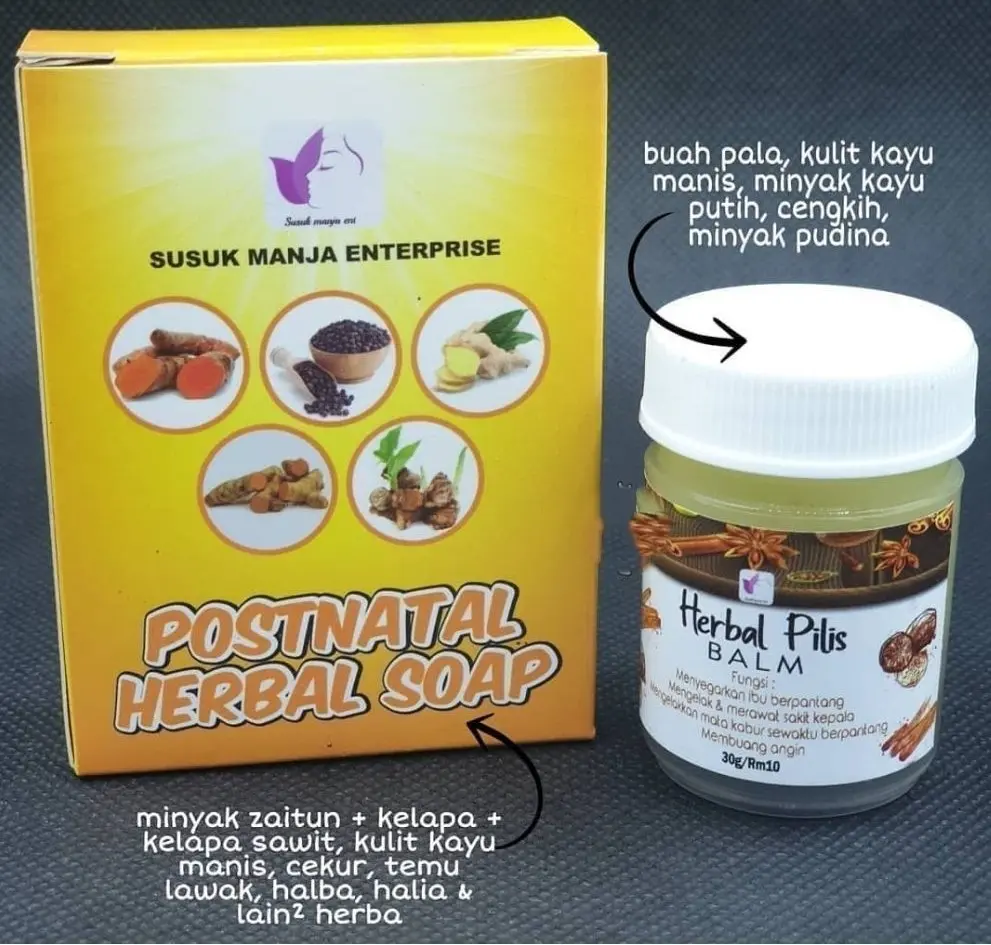 Postnatal Soap and Balm Natural Organic