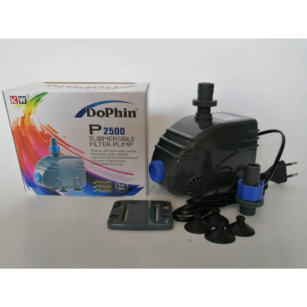 Dophin P2500 Submersible Filter Pump Aquarium Fish Pam Ikan Akuarium