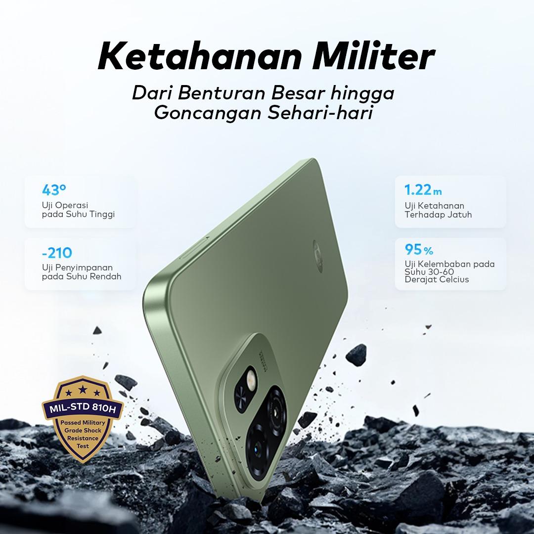 itel A100C 4+64GB Layar 6.6" 90Hz Tahan Banting Military-Grade Big Memory UltraLink Free Call 5000mAh Battery itel A100C 4+64GB Layar 6.6" 90Hz Tahan Banting Military-Grade Big Memory UltraLink Free Call 5000mAh Battery