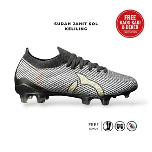Sepatu bola ortus catalyst terbaru sudah dijahit sole dijamin kuat bonus kaos kaki dan deker Boots