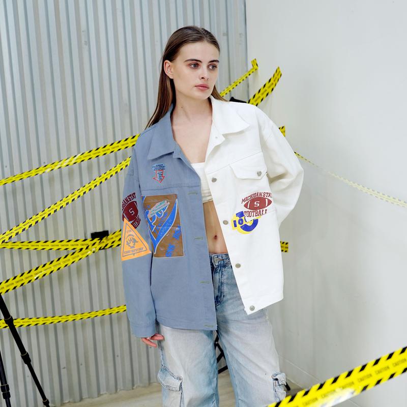 AMR Original - Half White 5359 - Jaket Jeans Boyfriend Dream 0
