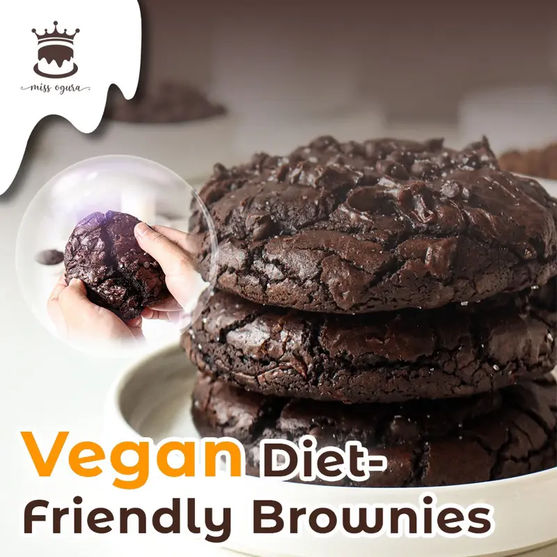 Brownies Vegan Diet-Friendly by Miss Ogura 1