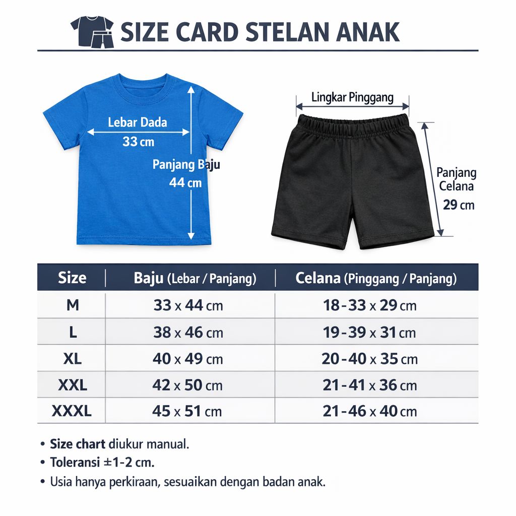 Setelan Baju Anak Cewek Dan Cowok Usia 3-10 Tahun Limited Edition Lengan Pendek/Setelan Anak Fashion Kekinian-COD