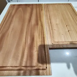 Talenan Kayu Mahoni Jumbo Premium / Nampan Kayu Mahoni Flat, UTUH TANPA SAMBUNGAN Kitchenware anti jamur
