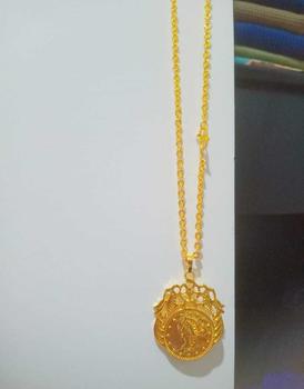 Product Review of Kalung Nuri Liontin Koin Terbuat dari bahan koin logam 1991-1992 Anti Karat from m**g o**l 3