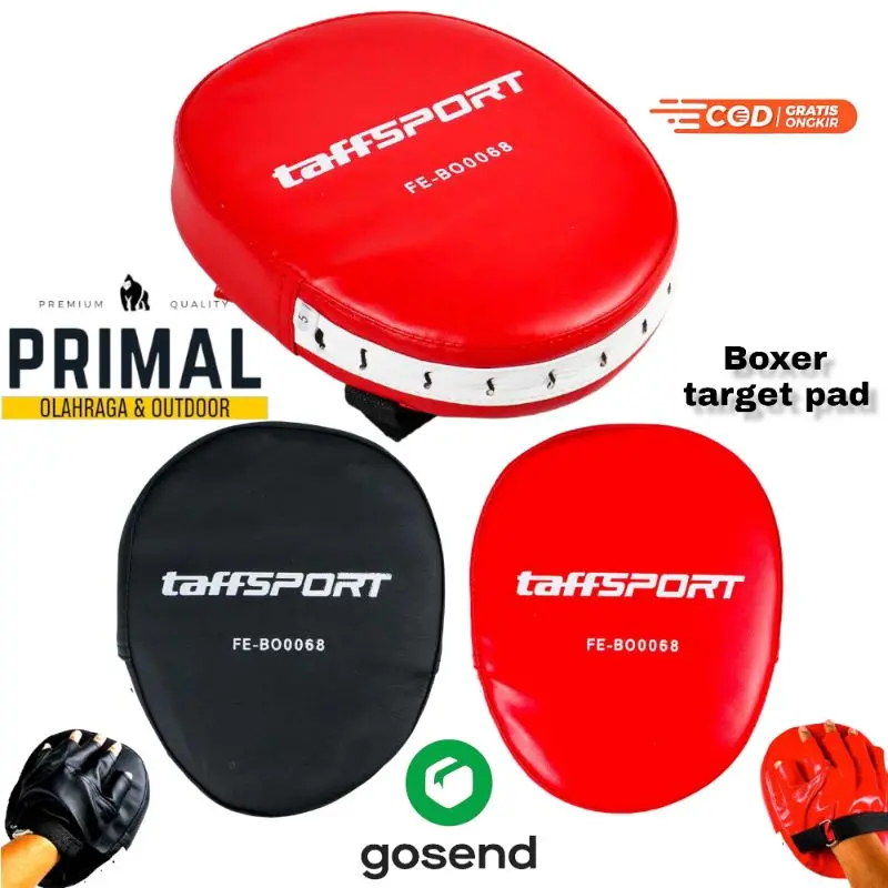 1 Buah Sarung Tangan Kick Boxing Pad Tas Target Punch Pria MMA PU Karate Muay Thai Gratis Pertarungan Sanda Latihan Dewasa Peralatan Boxer target pad PrimalTaffSPORT Sarung Tangan Tinju PU Foam Boxer Target Pad - FE-BO0068 sarung tangan