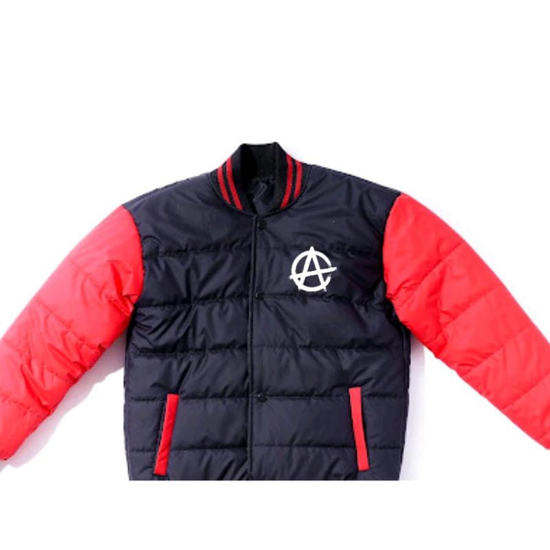 jaket bomber gelembung anak kombinasi warna motif sablon untuk usia 4-14 tahun Fashion 2