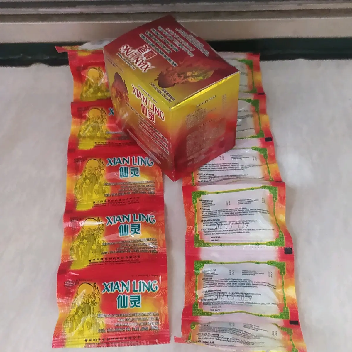 jamu herbal asam urat pegalinu flu tulang xianling kapsul