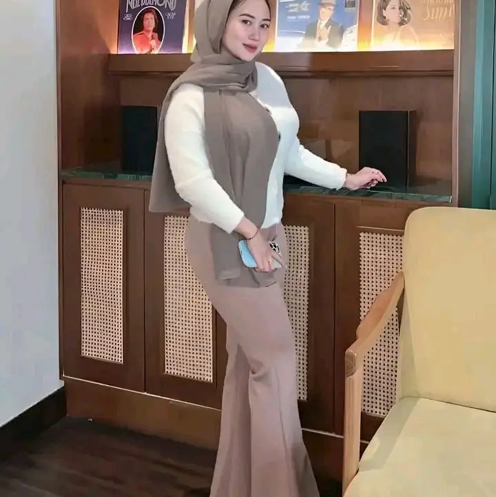 Celana Cutbray knit japan line wanita dewasa - Celana cullote cutbray knit rib 8