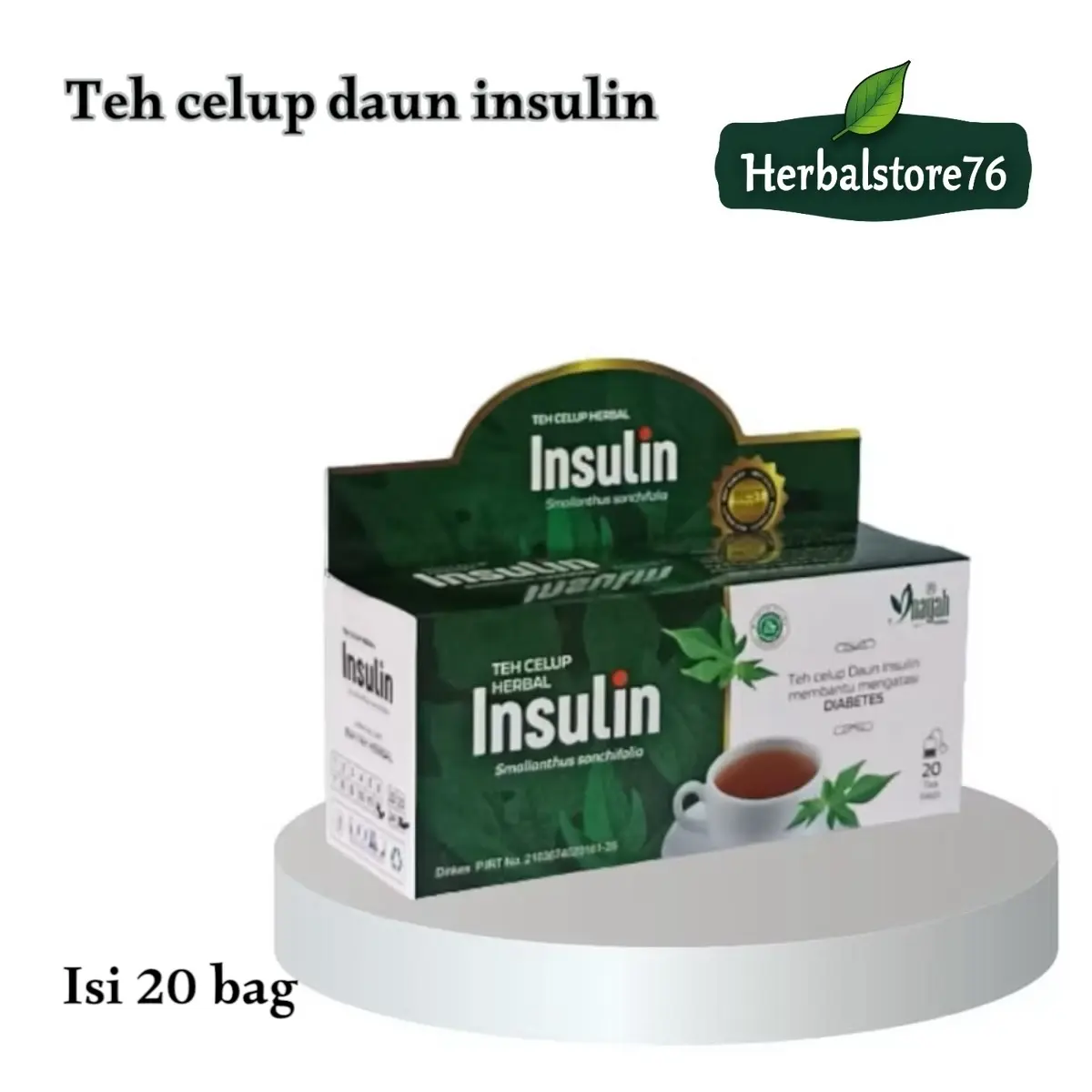 Teh Celup Daun Insulin Diabet Gula darah
