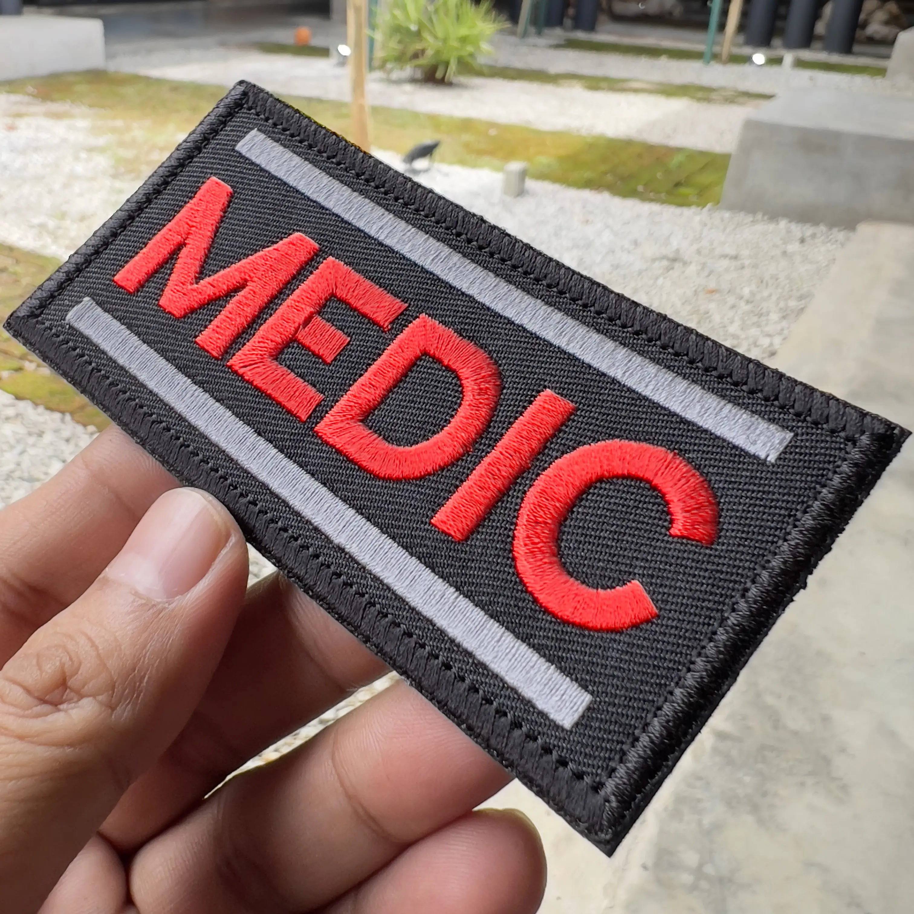 Medic embroidered patches