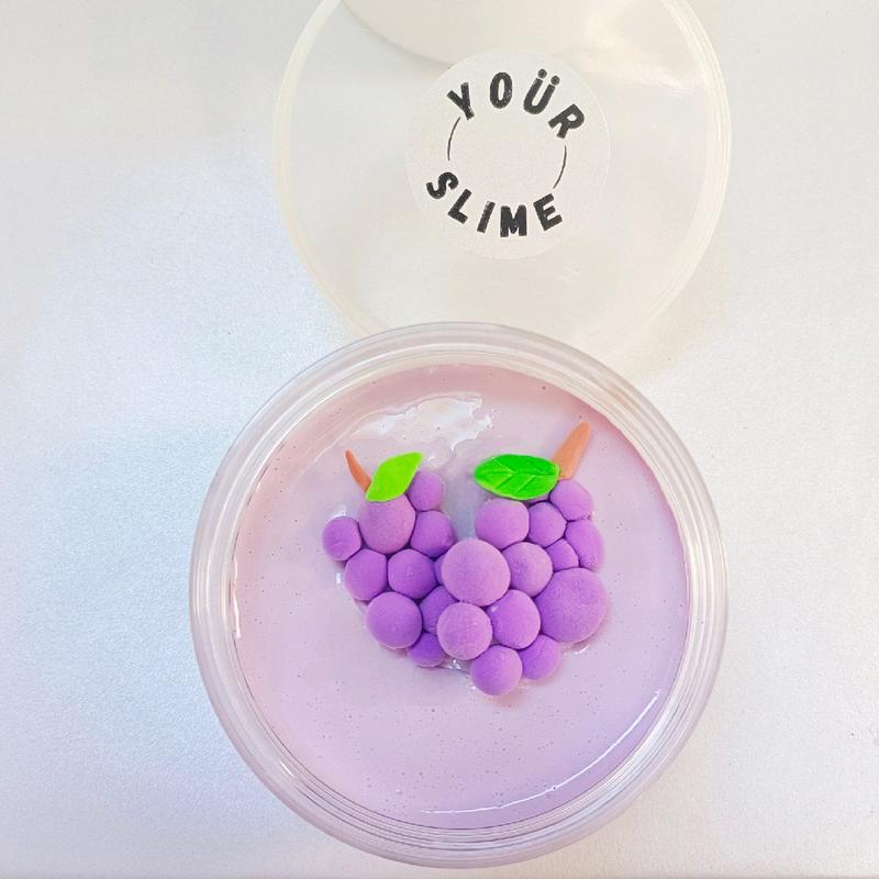 Grapes Slime by Your.Slime (Slime + Clay) Mainan 1