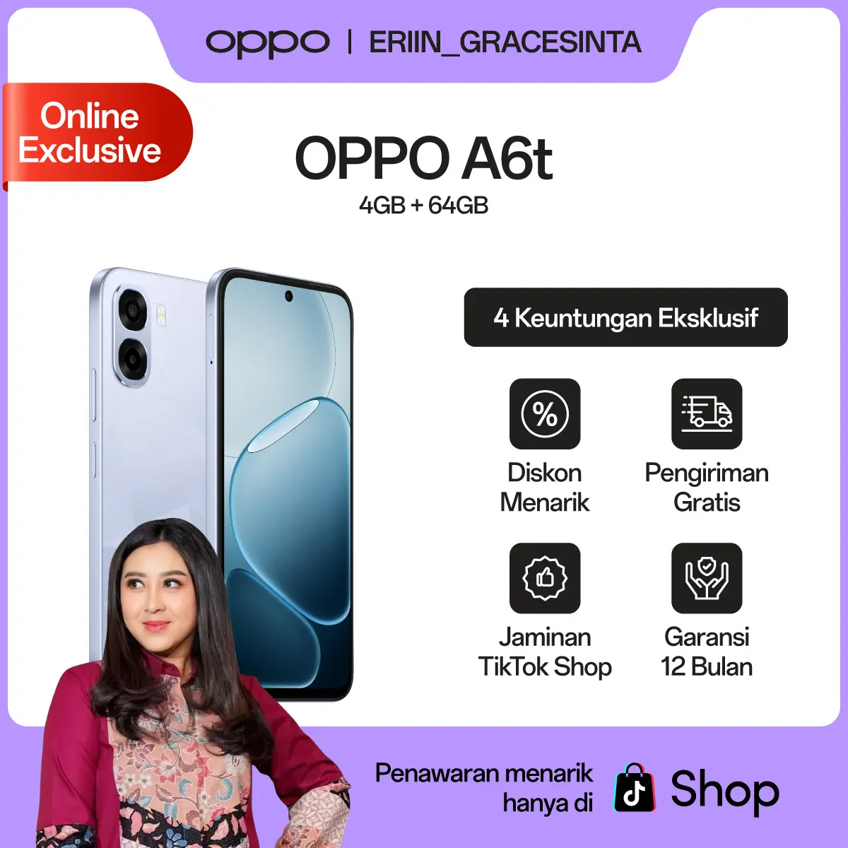 A6t BIRU MUDA 4GB/64GB