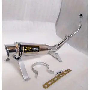 Knalpot Racing RCB Matic Beat fi Beat karbu Beat pop Beat street Vario CBS Vario 110 vario 125 vario 150 Mio M3 Mio Z Mio sporty Mio S Mio soul Mio J Mio Smile Soul GT Fino fi Genio fi Mesin Motorcycle