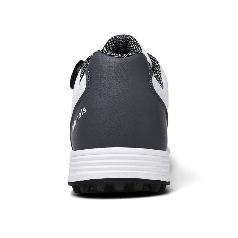 New High Quality Men Professional Golf Shoes Waterproof Spikes Golf Sneakers Black White Golf Trainers Big Size 40-47 3