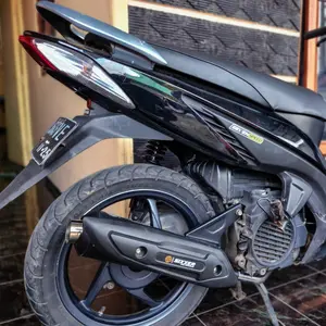 Knalpot Vario Karbu/Techno 110cc Standar Racing Sarful Bass Adem Original SIXXER motorcycle