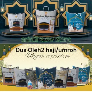 50 Pcs dus tali paperbag buat paketan oleh oleh haji dan umroh Souvenir