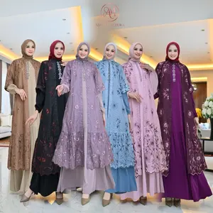 Rayyana Dress - Premium Series ( Set Outer ) bahan Zura Luxury by Ayou Mizzura