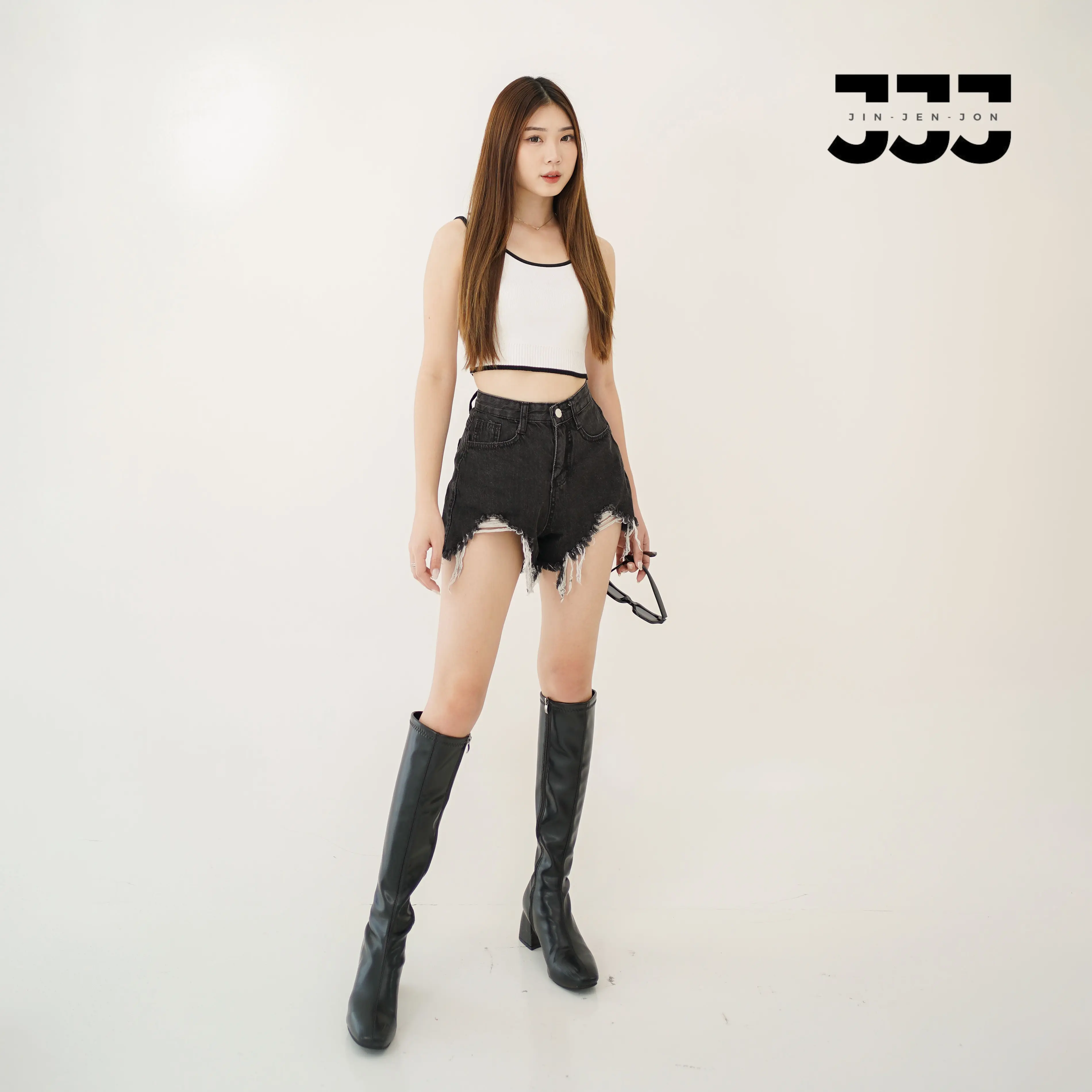 JJJ - Lexy Ripped Highwaist Short Jeans