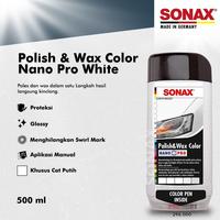 Gambar Sonax Polish & Wax Color Nano Pro White 500ml Pengkilap Mobil Putih dari Aki Murah Jakarta Kota Tangerang Selatan 1 Tokopedia