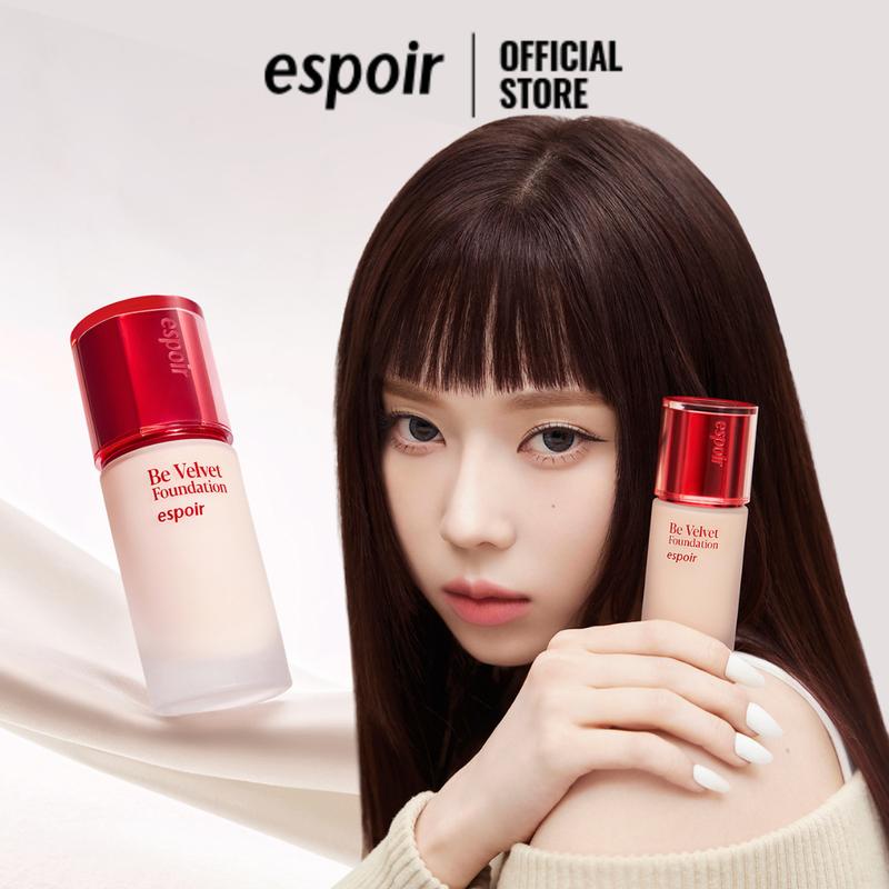  Kem Nền Che Phủ Bền Màu Espoir Be Velvet Foundation 2025 SPF22 PA++ 30gr 