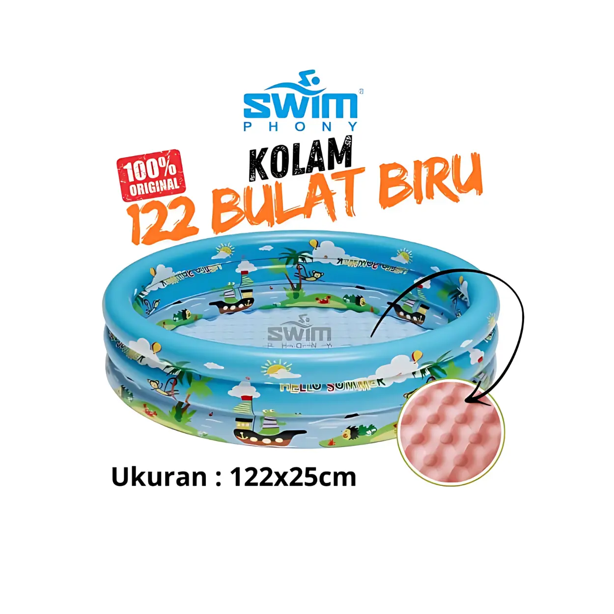 Kolam Renang Anak Murah Mandi Bola 3120 Kolam Anak Ocean Life Plastik Kado Perahu Sand Toys Water