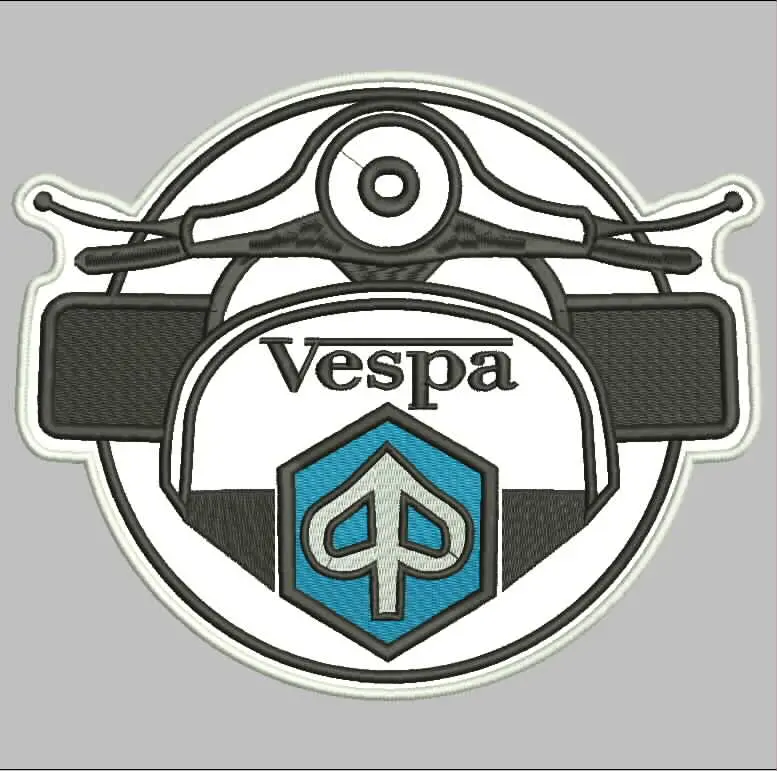 PATCH BORDIR GAMBAR VESPA BORDIR\EMBLEM