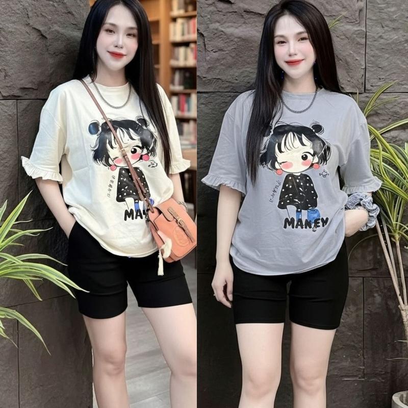 Đồ Bộ Nữ  Mặc Nhà Bigsize ESHOP Đồ mặc nhà nữ lửng ngố Quần Legging thun gân tăm có túi Đồ bộ mặc nhà bigsize giá rẻ đẹp dễ thương đi chơi ngủ thoải mái MS999 Top Women