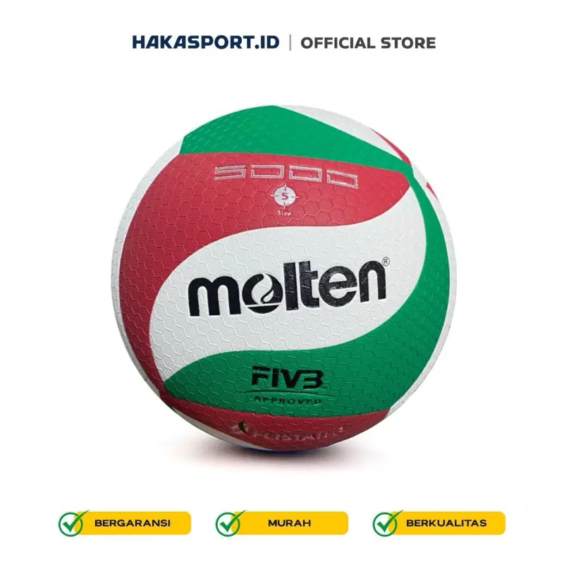 Bola Voli Molten Original Grade Outdoor Volley Ball Indoor Type V5M5000 Reguler & NCAA Volly