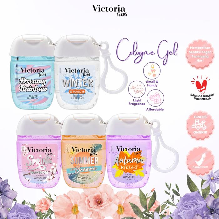 Gambar VICTORIA TEENS Scentastic Cologne Gel 36ml dari madame fany Kota Administrasi Jakarta Barat Tokopedia