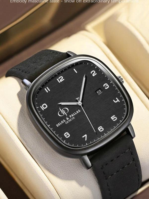  Thụy Sĩ DELOS&PALLAS - Đồng hồ nam S301 – Thời trang chống nước dạ quang đơn giản dễ phối đồ SHOP VN-2 