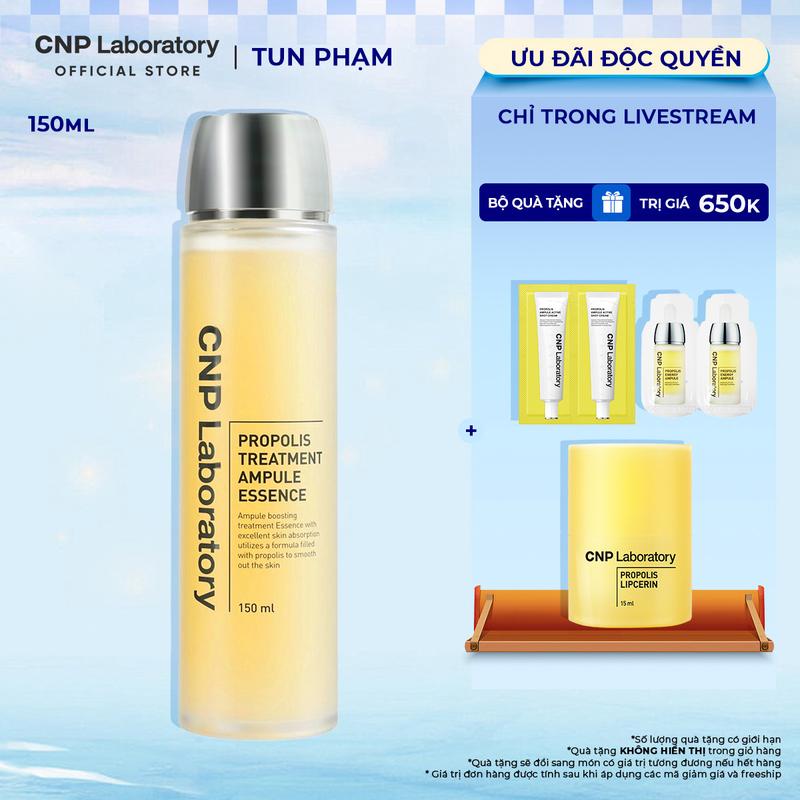 [CNP Laboratory Official x KOL]  Toner keo ong dưỡng da giúp phục hồi làn da CNP Laboratory Propolis Treatment Ampule Essence 150ml