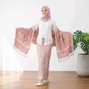 Sarung selendang set batik bahan rayon premium by Raja Kaya