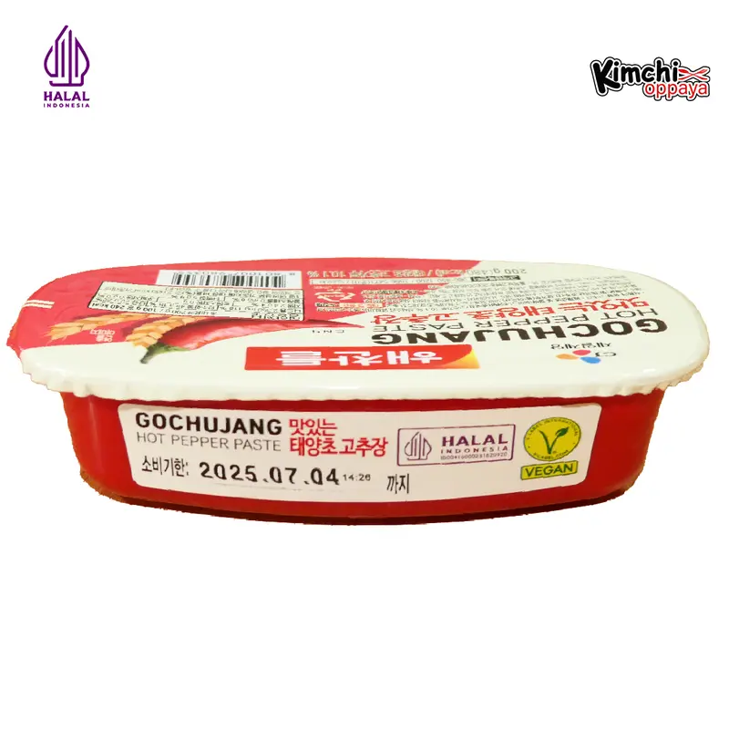 Gochujang Haechandle Halal Saus Korean Red Pepper Paste 200Gr Bahan Sauce Instan 2